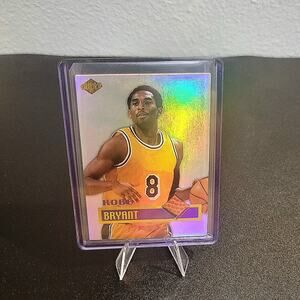 Rare Kobe Bryant Game Used Basketball Ball 1999 Collectors Edge Relic Insert